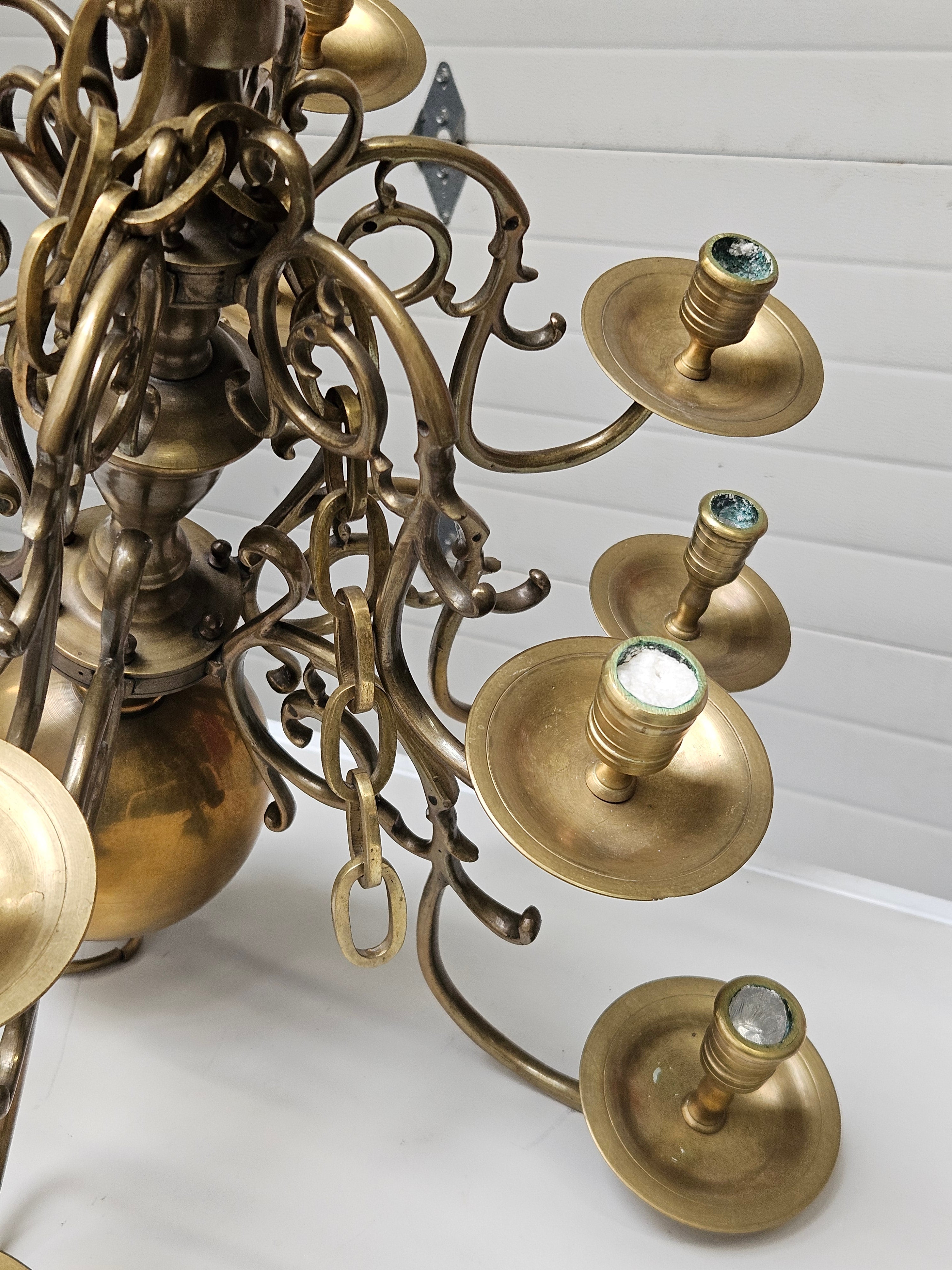 Lysekrone til stearinlys